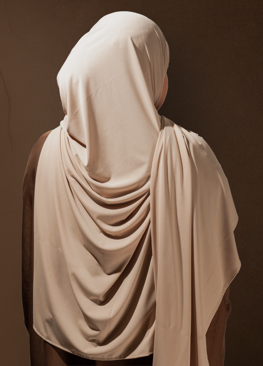 Voile jersey premium luxe beige