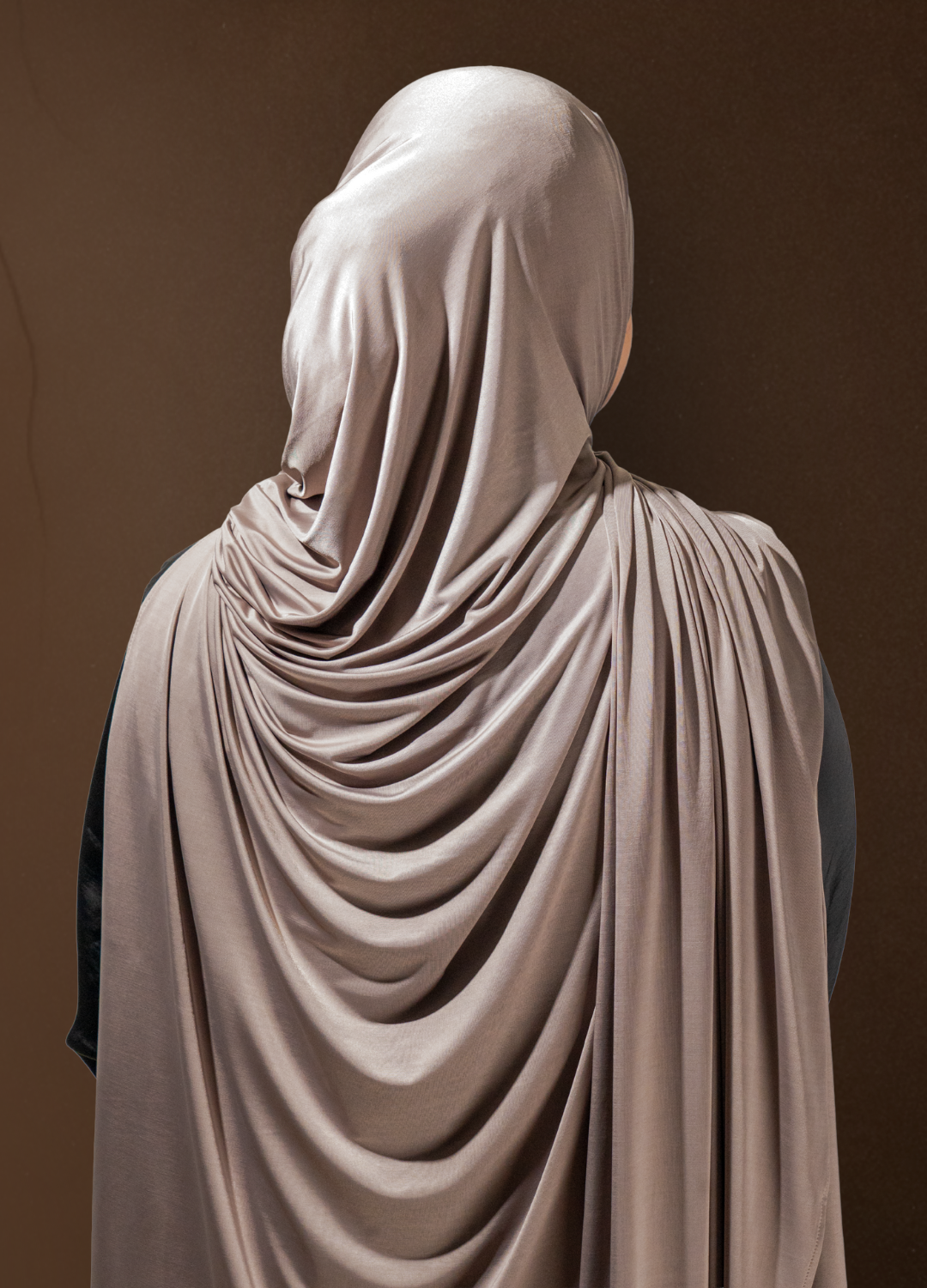 Voile jersey liquid gris