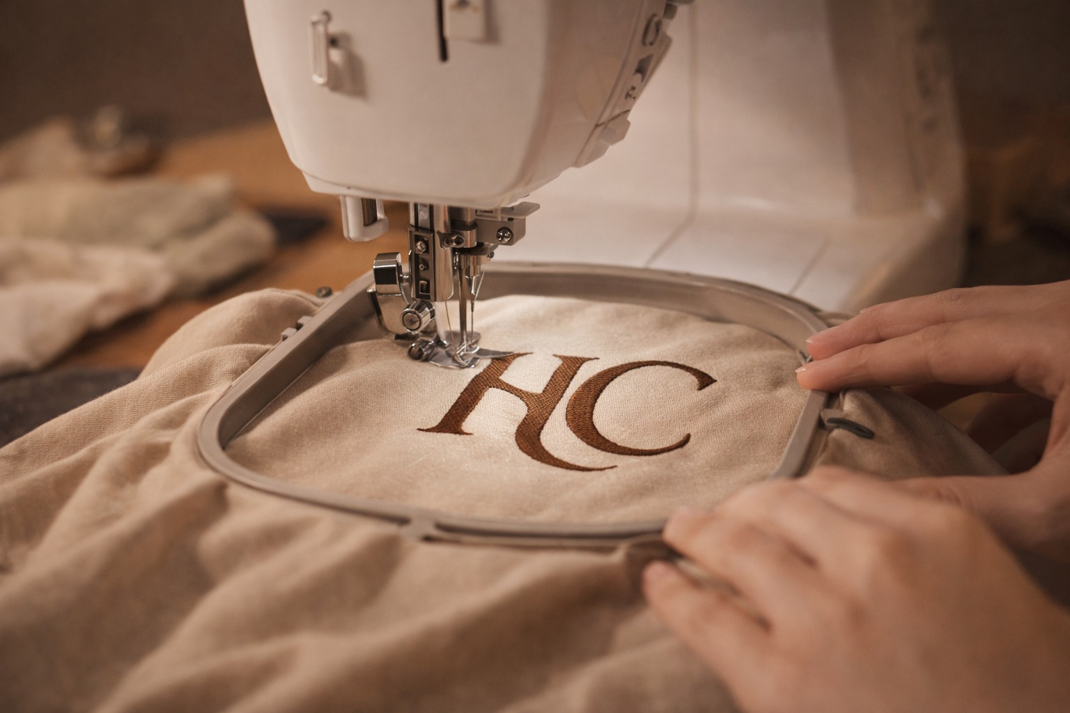 Broderie personnalisée Hijab Couture Paris