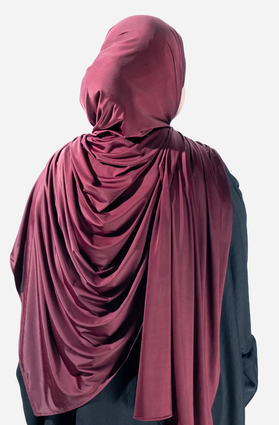 Hijab Jersey Premium Luxe Burgundy